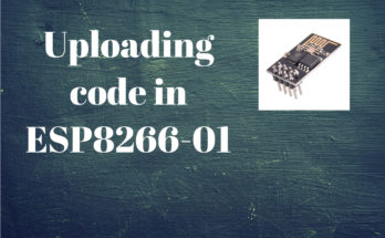 Uploading code in ESP8266-01