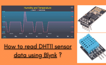 How to read DHT11 sensor data using Blynk