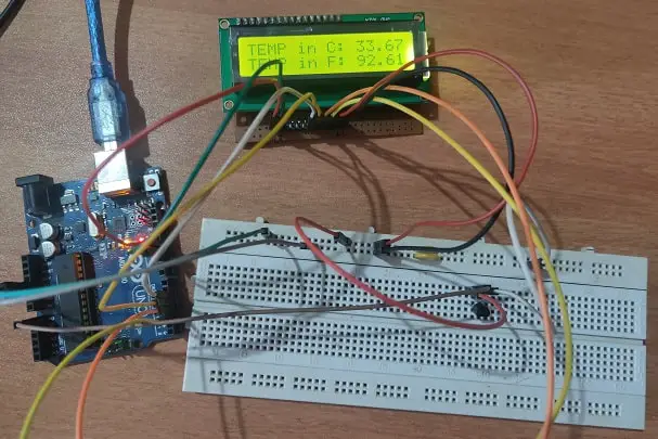 Interfacing LM35 Temp Sensor with Arduino