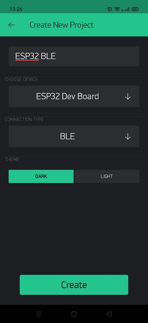 Controlling ESP32 via Bluetooth using Blynk