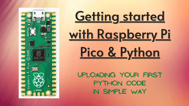 Raspberry Pi Pico With Thonny Ide Iot Starters