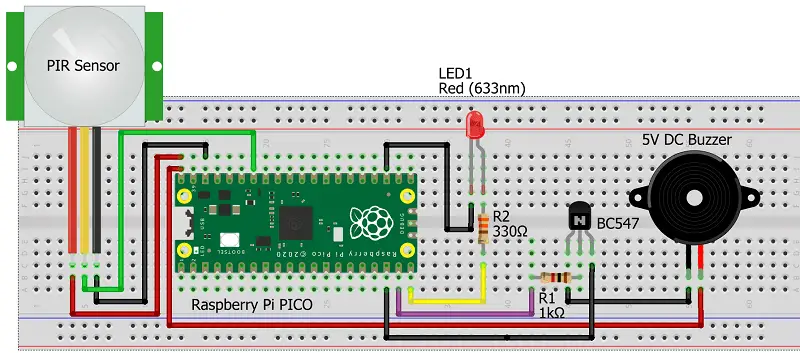 Configuring Motion Sensor with Raspberry Pi Pico