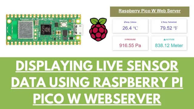Raspberry Pi Pico W web server with BMP180 sensor